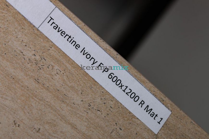 Керамогранит Teo Ceramics (Allore) | Travertine Ivory F P 600x1200 R Mat 1 10884 фото