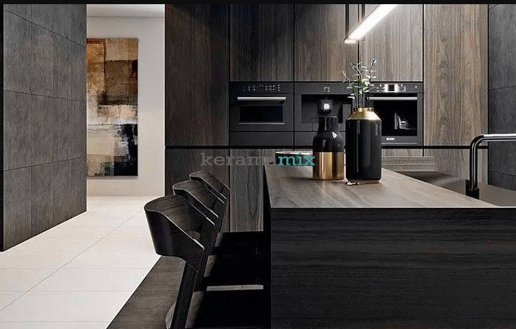 Керамогранит StarGres | Qubus Antracite Rect. 60x60 18170 фото