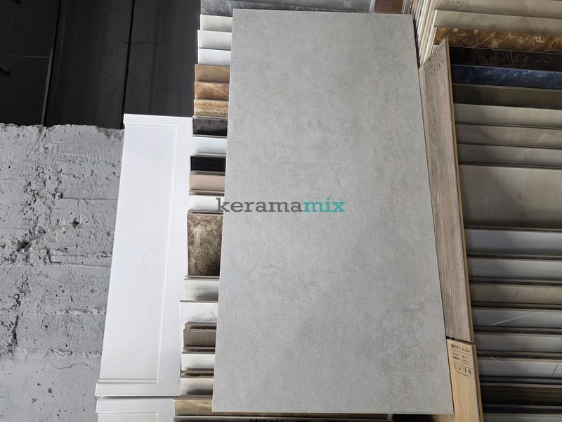 Керамогранит ITA-ITILES | Плитка Concraft Light Grey Rett 60x120 мм 208654 фото