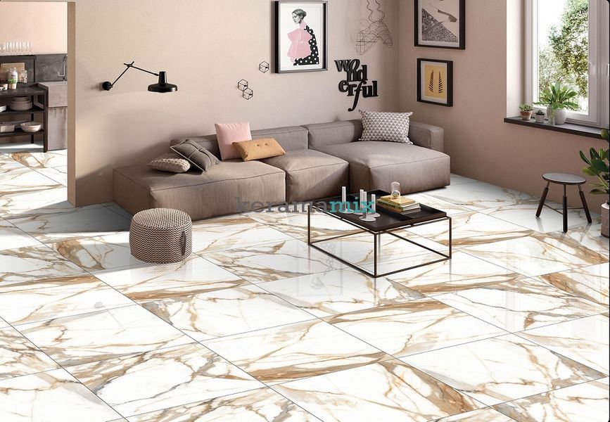 Керамограніт CERAMICA DESEO | CALACATTA ORO 600&times;600 19493 фото