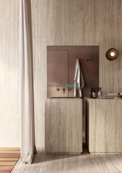 Керамограніт Ragno | Плитка 60*120 Realstone Travertino Vein Bianco Rett Rca7 19144 фото