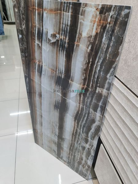 Керамограніт Kale ROYAL MARBLES MPB-R584 Onyx Rainbow Dark Polished 60x120 51889237 фото