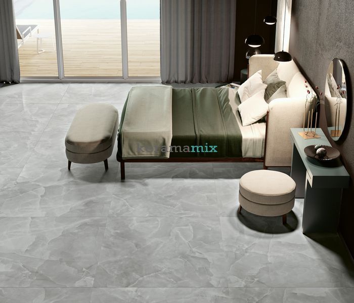 Керамограніт Energieker | Плитка ONYX GREY NATURAL 60*120*9mm 203109 фото