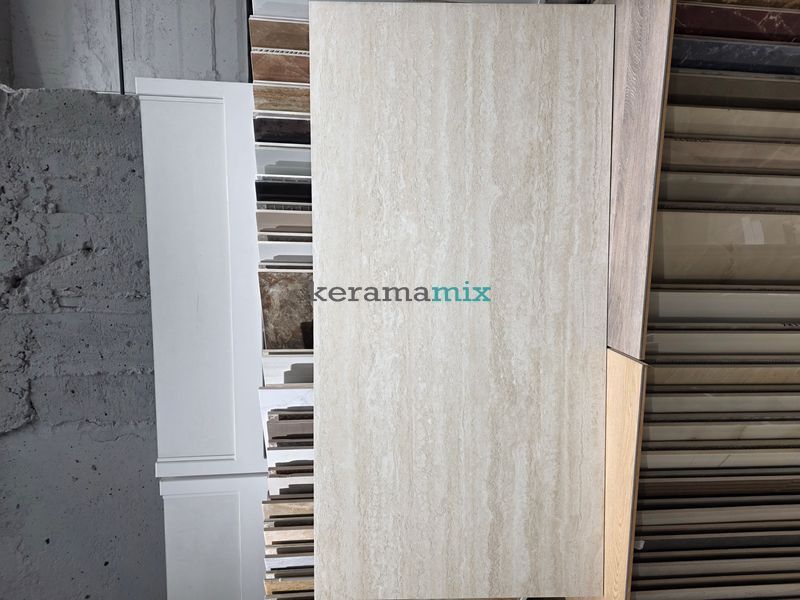 Керамограніт Ragno | Плитка 60*120 Realstone Travertino Vein Bianco Rett Rca7 19144 фото