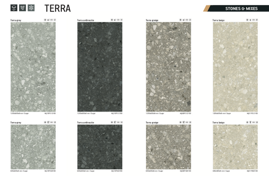 Керамограніт Teo Ceramics (Allore) | Terra Greige F PC 600x600x8 R