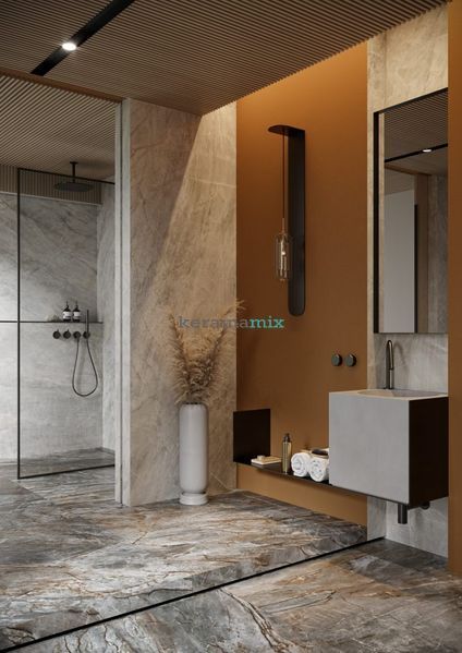 Керамогранит Cerrad | Brazilian Quartzite Black RECT 2797x1197x6 202413 фото
