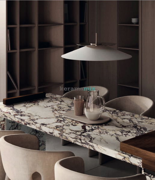 Керамограніт Energieker | Плитка CALACATTA VIOLA POLISHED 120*120*9mm 203061 фото
