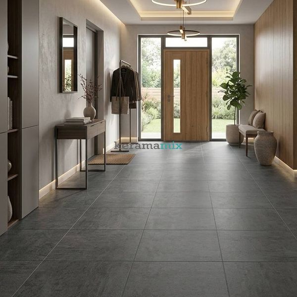 Керамогранит Ceramica Deseo | Плитка Industrial Black 42x42 см 209854 фото