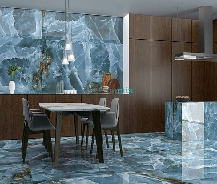 Керамограніт Ecoceramic | Iceland Navy 60x120 см 16361 фото