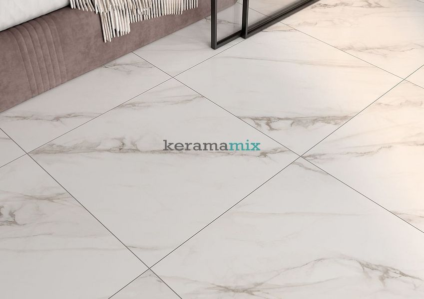 Керамограніт Cersanit | Плитка Riviera white satin rect 59,8x59,8 202812 фото
