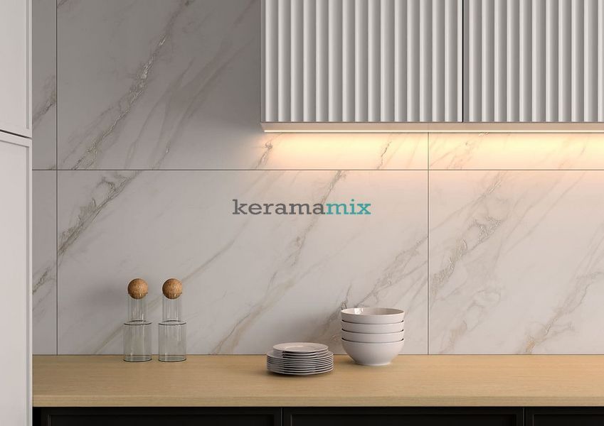 Керамограніт Cersanit | Плитка Riviera white satin rect 59,8x59,8 202812 фото