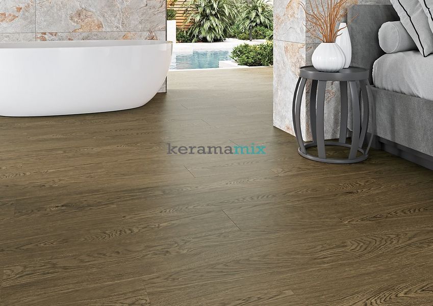 Плитка під дерево Cersanit | Emberwood Brown Mat Rect 19,8x119,8 G1 18725 фото