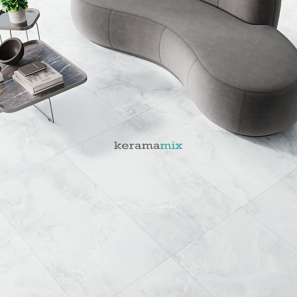Керамограніт Alaplana | Плитка Bibury White Satinado 60x120 Rect 208808 фото