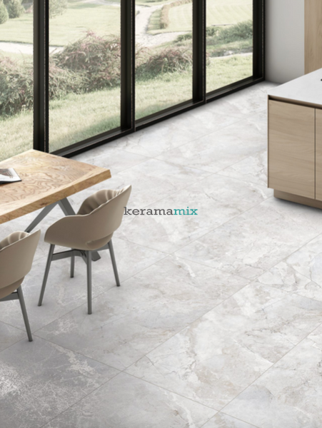 Керамогранит Italica | Mezza White Matt+Carving 60x120 17532 фото