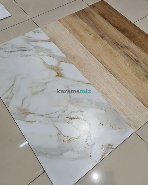 Керамограніт Almera Ceramica | ROYAL CALCATTA GOLD 120x60 12441 фото