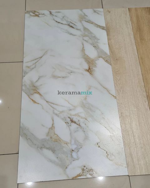 Керамограніт Almera Ceramica | ROYAL CALCATTA GOLD 120x60 12441 фото