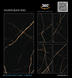 Керамограніт Italica | Плитка ATLANTIS BLACK GOLD TECHNO MATT DARK+CARVING 60 x120  202869 фото 4