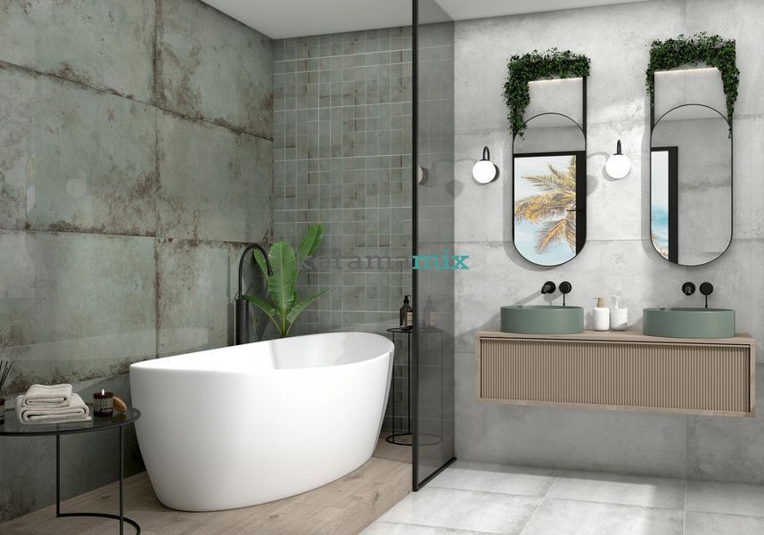 Керамогранит Pamesa | Alloy Grey Luxglass 60x120 202113 фото