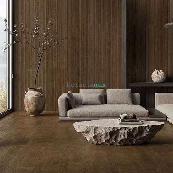 Керамограніт Emil Ceramica | Плитка ENKY WCI WENGE R 200X1200 208909 фото