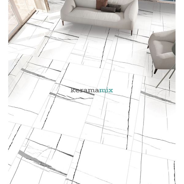 Керамограніт Raviraj | Lorent White POL 600x1200 см 12486 фото