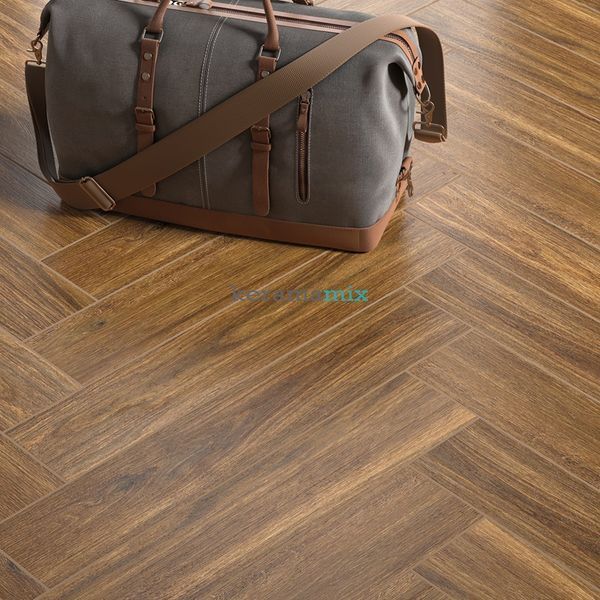 Плитка під дерево Cerrad | Noelwood Brown Matt 110х600х8 202466 фото