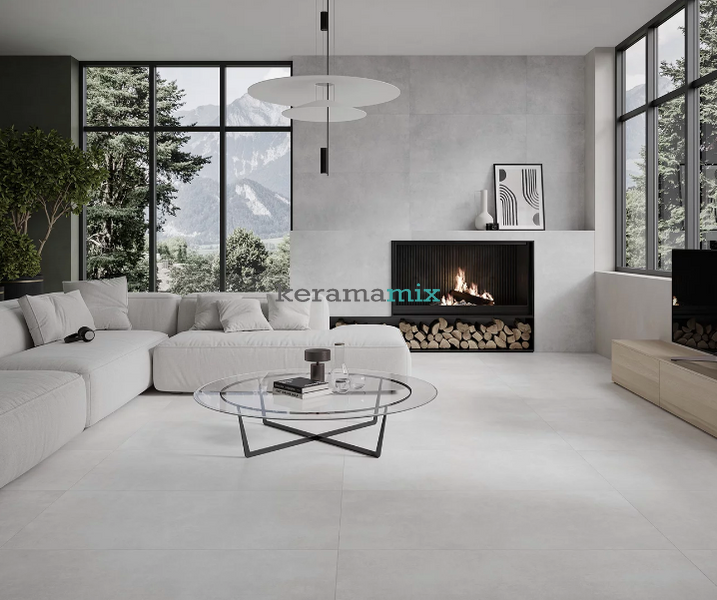 Керамогранит Paradyz | Ennis U117 Light Grey RECT 598x1198x8 18578 фото