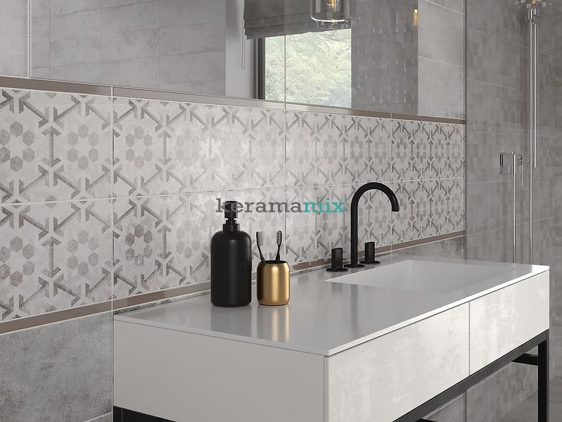 Плитка для стін Cersanit | Concrete style grey 20x60 19398 фото