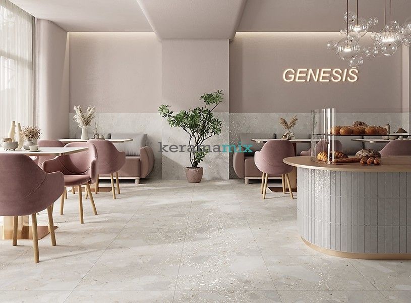 Керамогранит Cersanit | Плитка Genesis cream matt rect 59,8x59,8 202814 фото
