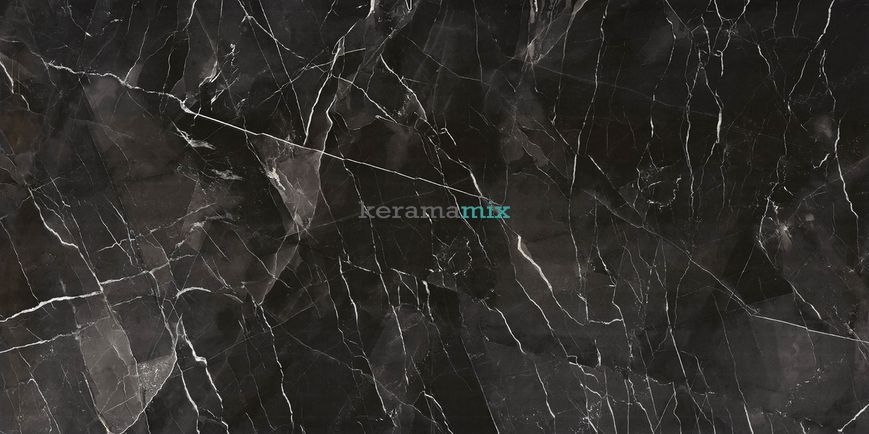 Керамограніт Kutahya | Black Calacatta Cyristal Polish N 240 x120 208266 фото