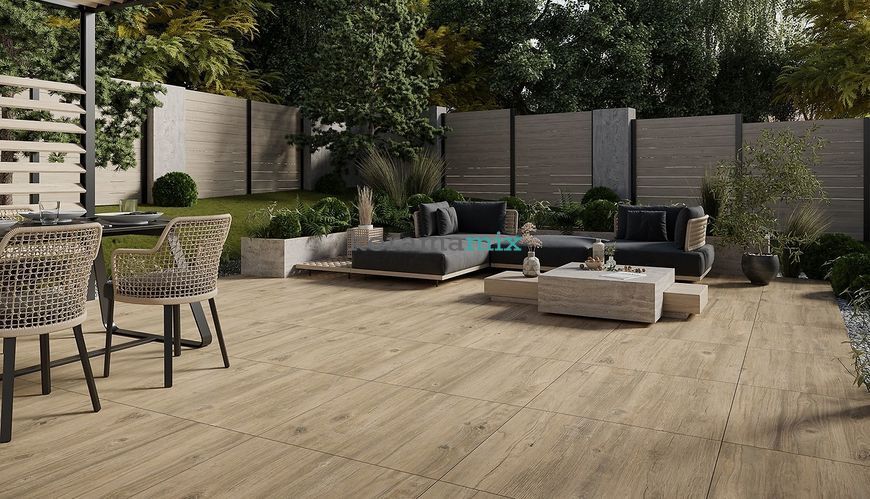 Утолщенный керамогранит Opoczno | Wood Moments Light Brown 2.0 RECT 593x593x20 201356 фото