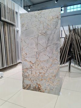 Керамограніт Italica | Denia Gold Silver Polished 60x120 см 11965 фото