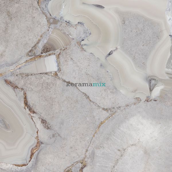 Керамограніт Teo Ceramics (Allore) | Murano Grey F P 600x600x8 R Glossy 1 11671 фото