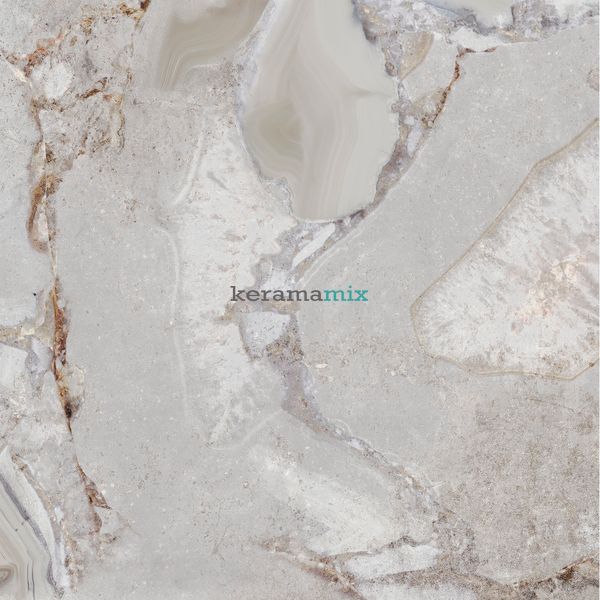 Керамогранит Teo Ceramics (Allore) | Murano Grey F P 600x600x8 R Glossy 1 11671 фото