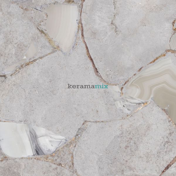 Керамограніт Teo Ceramics (Allore) | Murano Grey F P 600x600x8 R Glossy 1 11671 фото