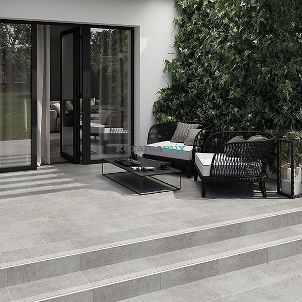 Ступень Cersanit | Highbrook Grey Steptread 29,8x59,8 18283 фото
