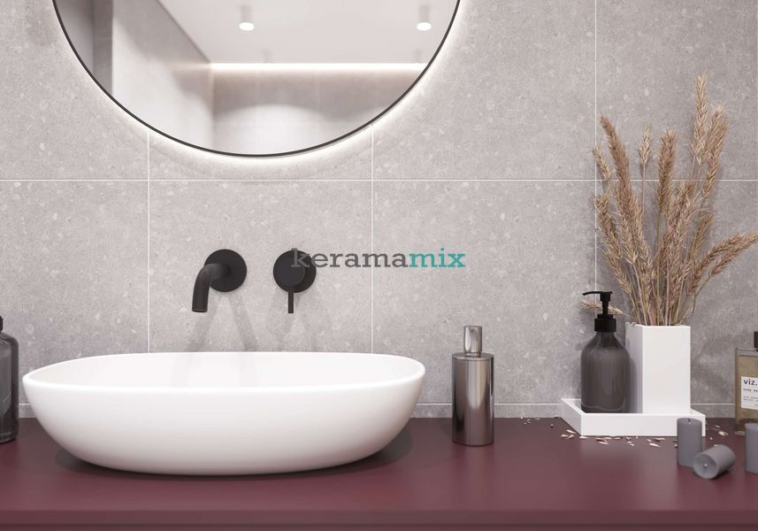 Керамогранит Golden Tile | Плитка Pavimento 672830 серый 400х400x8 202723 фото