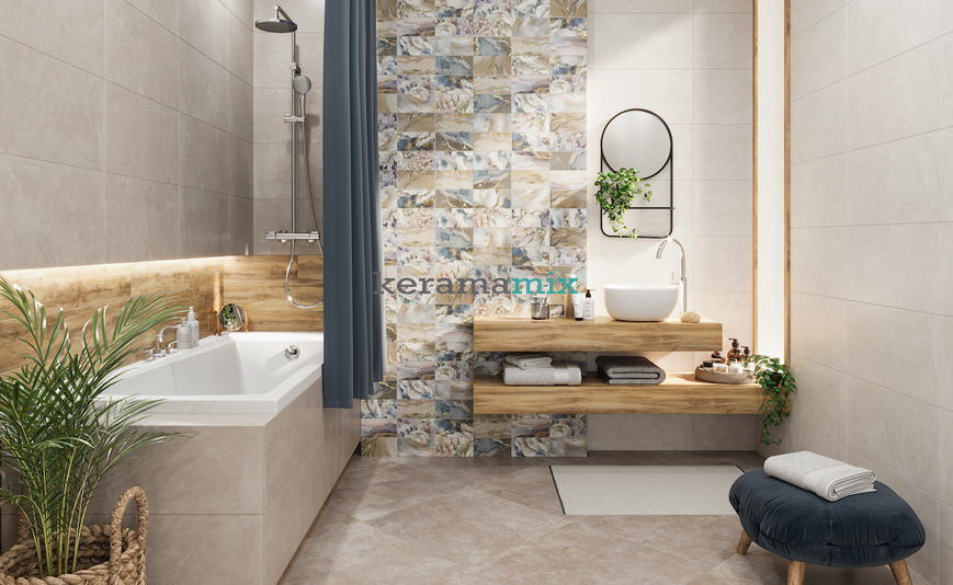 Плитка для стен Teo Ceramics (Allore) | Fiora Dust W M 308x608x8.5 NR Saten 1 19954 фото