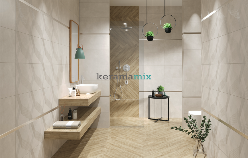 Плитка TEO CERAMICS (Allore) | Del Mare Lounge  W\DEC M 308x608x8.5 NR Mat 1 16886 фото