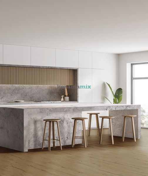Керамограніт Energieker | Плитка SUPERWHITE NATURAL 60*120*9mm 203123 фото