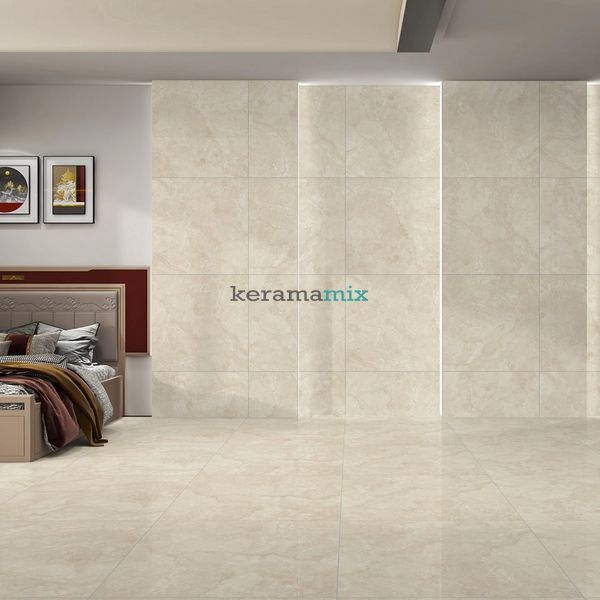 Керамогранит Ceramica Deseo | Плитка GRAVINIA CROSSCUT BEIGE POL 60x60 см 210166 фото