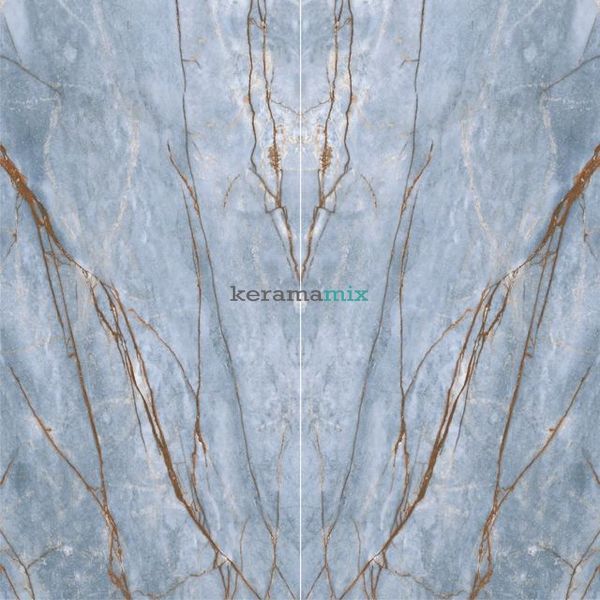 Керамогранітна плита для стільниць Florim | Florim Stone Marble Heri Azure B Mat Stu.160х320 12mm, 777591 19157 фото