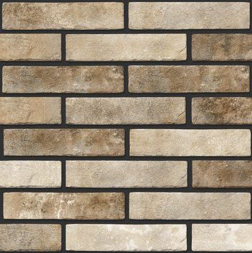 Керамогранит Golden Tile | Плитка Klinker Brick бежевый KB1010 250x60x6 201067 фото