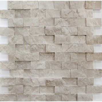 Мраморная мозаика MARBLE SPLIT FACE 28.5х31 см 10652 фото