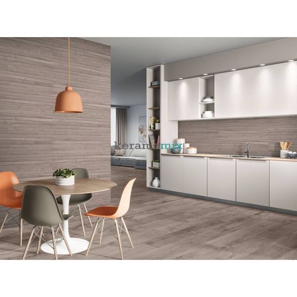 Керамогранит Ceramica Deseo | Mulberry Wood Tortora 30X120 17387 фото
