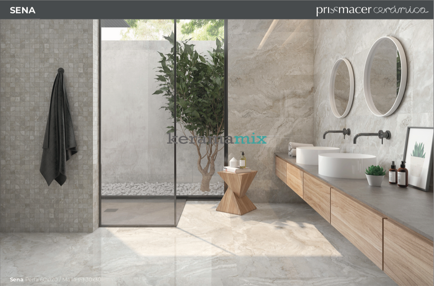 Керамогранит Prissmacer | Sena Perla Polish 90x90 19058 фото