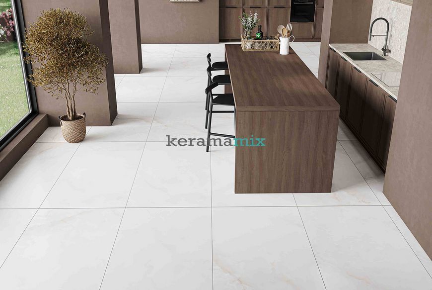 Керамограніт CERAMA MARKET | ONYX MONT BLANCO SILK 60x120 201563 фото